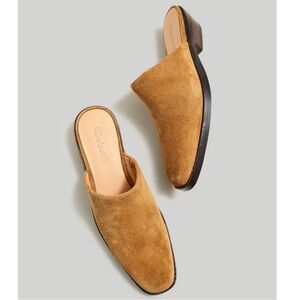 Madewell - Western Mules in Oiled Suede
